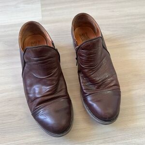 Miz Mooz Brown Leather Ankle Boots 8